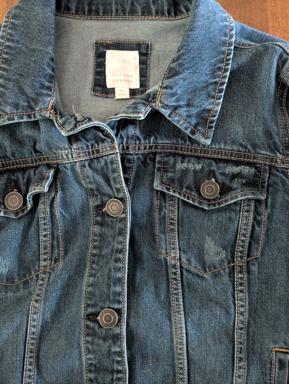 Lauren Conrad Denim Jacket Large
